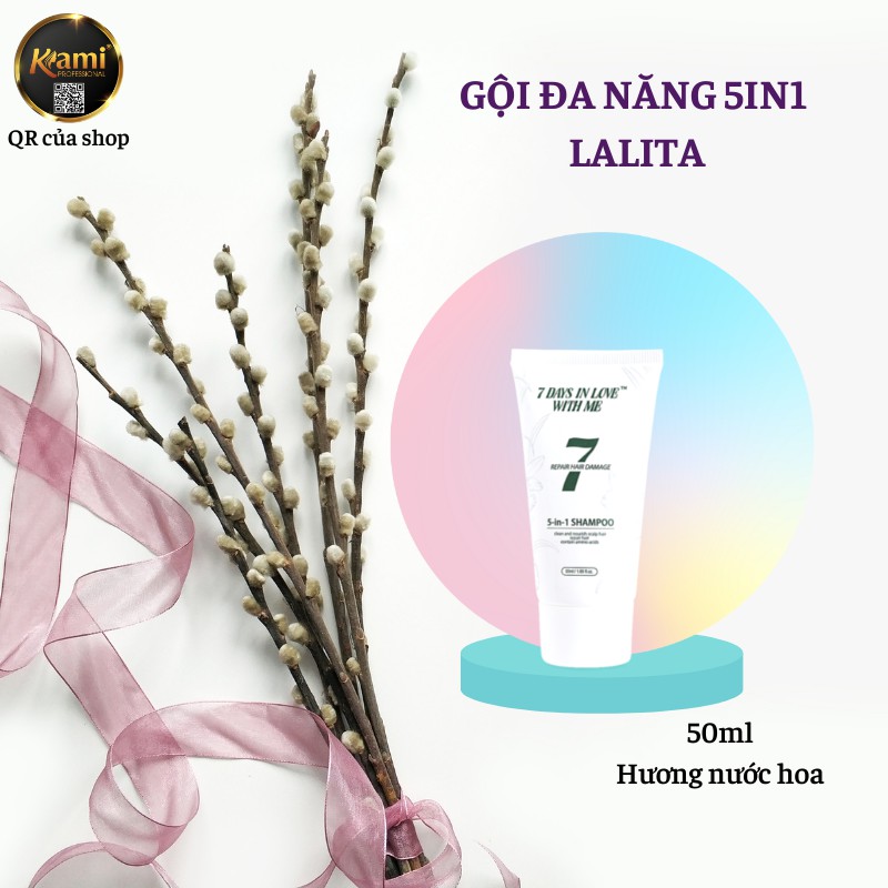 Tuýp dầu gội siêu mềm mượt sixe nhỏ 50ml gội phục hồi và chăm sóc tóc