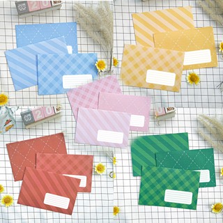 PHONG BÌ ĐỰNG THƯ, ẢNH PHONG CÁCH KẺ CARO MÀU SẮC