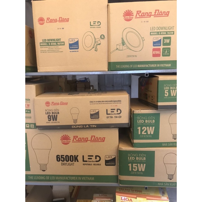 Bóng Đèn Led Buld Rạng Đông 12w, 15w , 20w , 30w Ánh Sáng Trắng