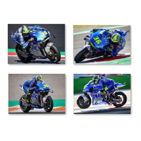 Tấm Áp Phích In Hình Xe Mô Tô Suzuki Motogp 2020 89x60cm