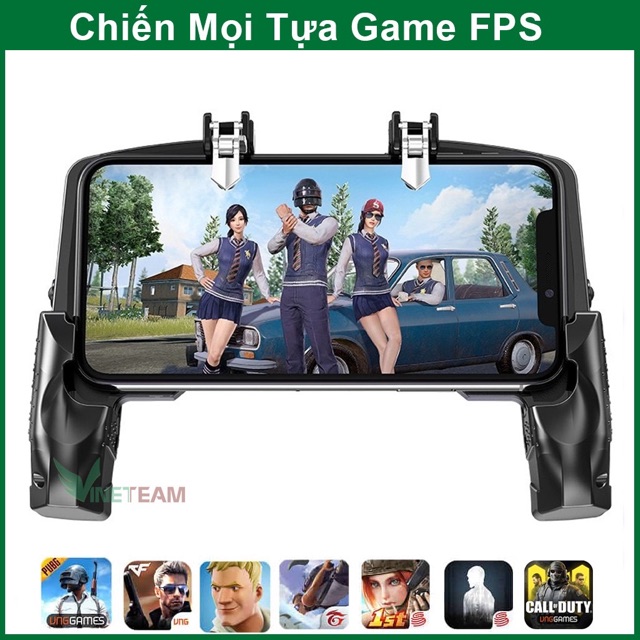 Tay cầm chơi game điện thoại K21 loại chuyên nghiệp Pubg Ros Freefire Cod