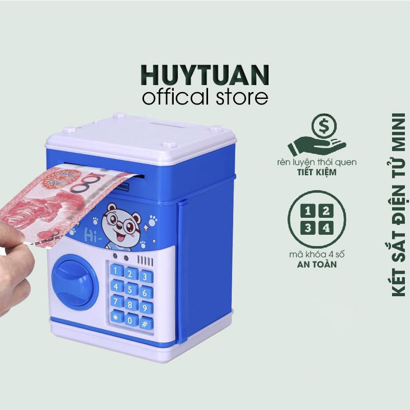 Két sắt mini thông minh cho bé tiết kiệm tiền
