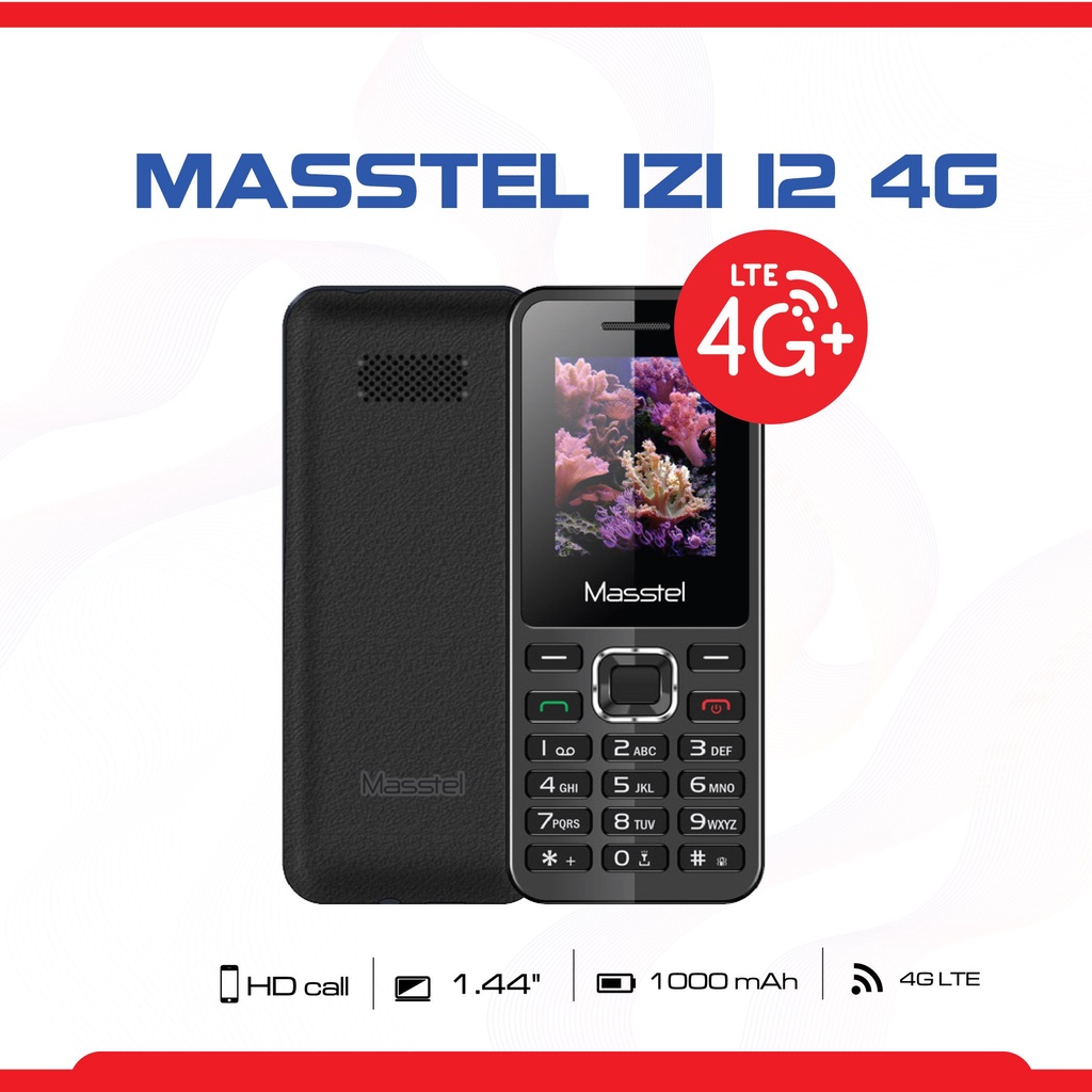 Điện thoại Masstel Izi 12 4G ( Hàng chính hãng)