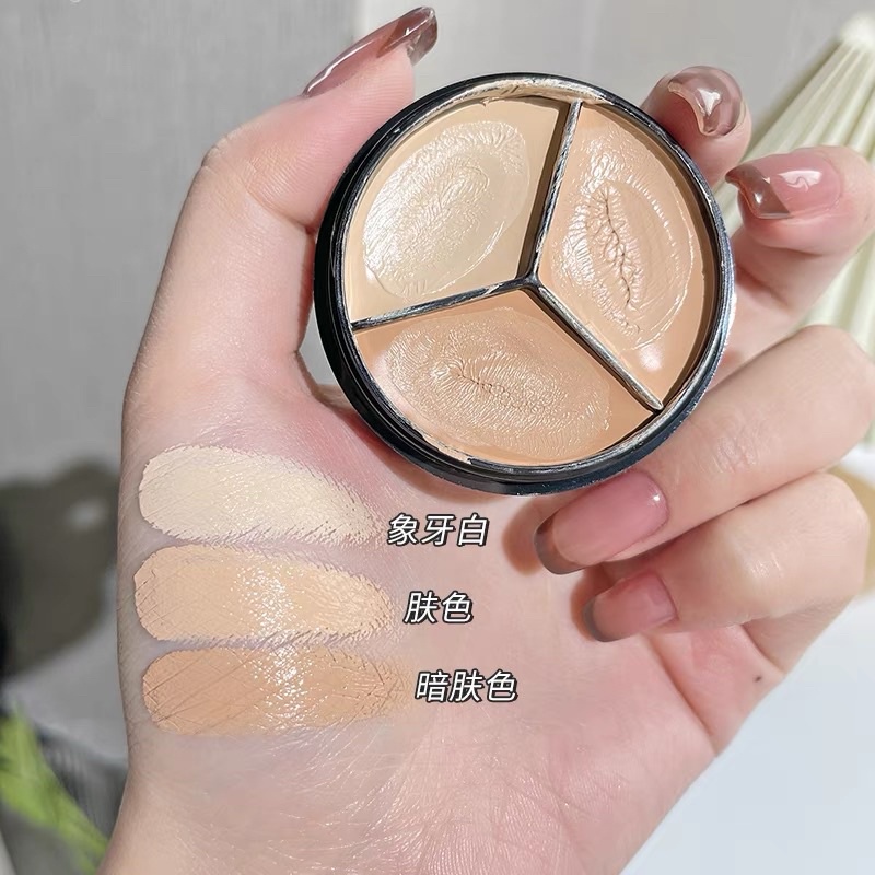 Kem Che Khuyết Điểm Cao Cấp Dupe Pony Effect JIX Không Thấm Nước, Lâu Trôi Tripple Cover Concealer