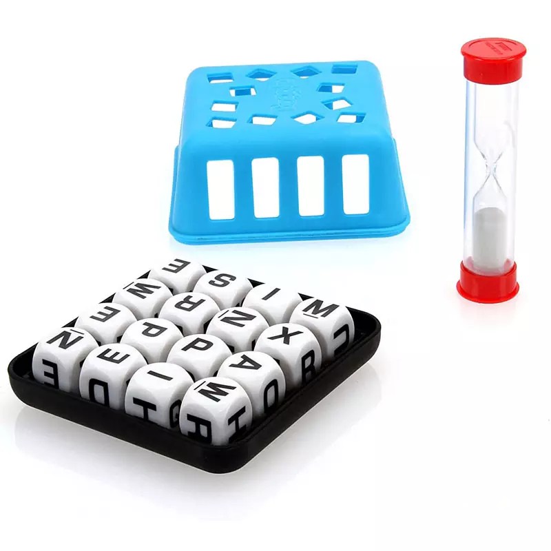 Set trò chơi xếp chữ Boggle 3 phút thú vị
