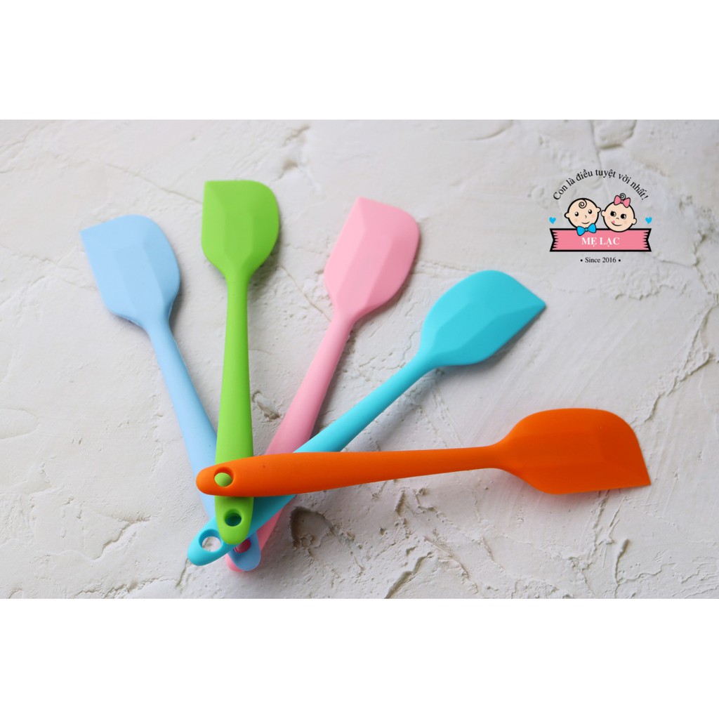 Phới silicone đa năng, spatula làm bánh và chế biến đồ ăn dặm cho bé