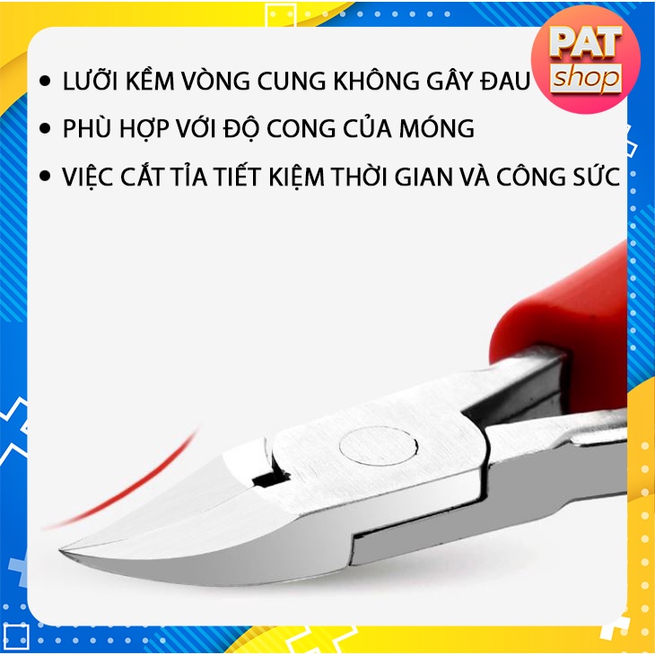 Kềm cắt móng, cắt da chết, kìm cắt móng mọc ngược Chuyên Nghiệp Bằng Thép Không Gỉ #4