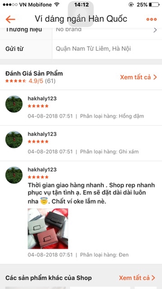 Ví dáng ngắn Hàn Quốc( xả lỗ vốn)