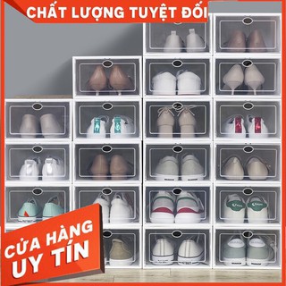 [RẺ ZÔ ĐỊCH] 1 HỘP NHỰA ĐỰNG GIÀY DÉP SANG TRỌNG - CỨNG CÁP - BỀN ĐẸP (Thay thế kệ giày, kệ dép)