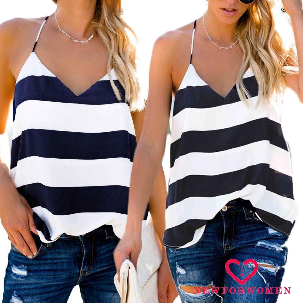 NFW♥Women Summer Vest Top Sleeveless Tee Shirt Blouse Casual Loose Tank Tops T-Shirt