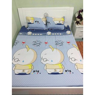 Set ga gối 3 con heo dễ thương