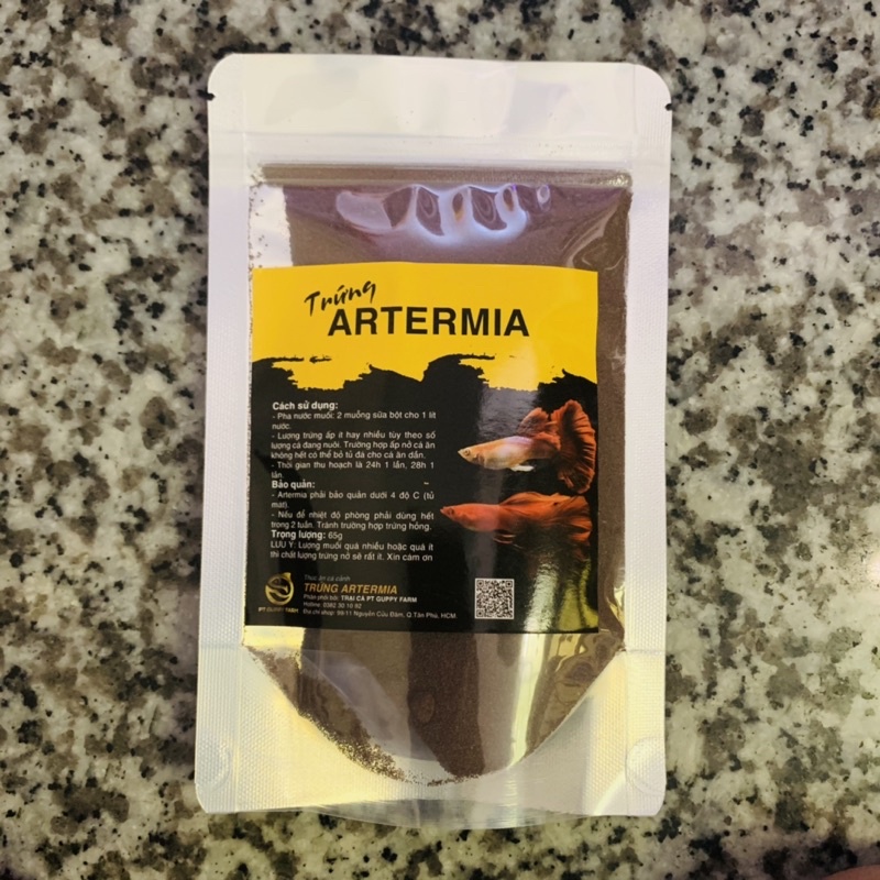 Trứng Artermia Ấp Nở
