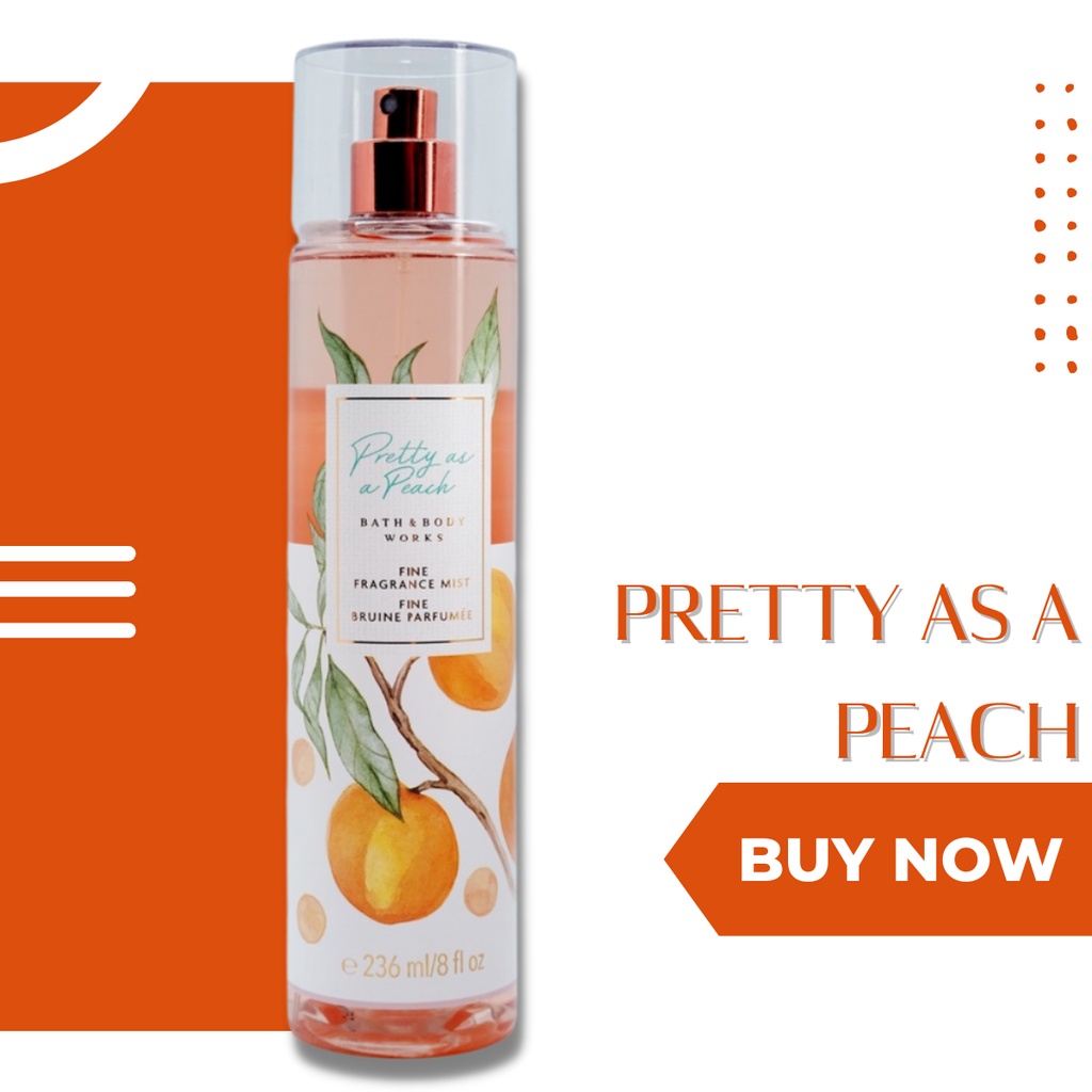 Xịt Thơm Toàn Thân Body Mist Bath And Body Works Pretty As A Peach Ngọt Ngào Nhí Nhảnh Chai 236ml