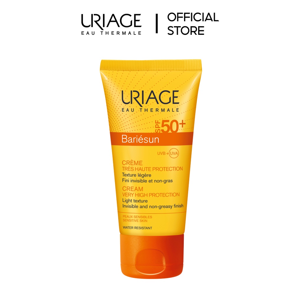 Kem chống nắng không màu URIAGE BARIÉSUN SPF50+ UVB+UVA CRÈME 50ml