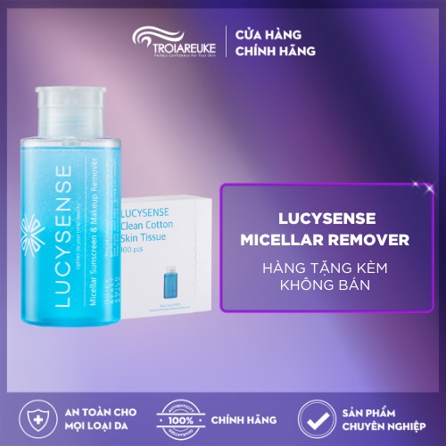 Tẩy Trang 2 Lớp LUCYSENSE Micellar Sunscreen & Makeup Remover Dành Cho Da Nhạy Cảm, Da Mỏng Yếu