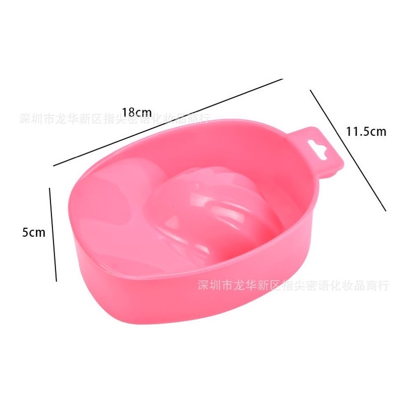 Bát ngâm tay làm nail, bát nhựa ngâm móng tay