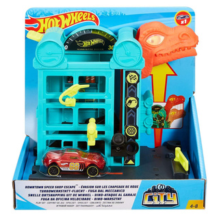 Bộ đồ chơi Trạm xăng dầu mãng xà Hot Wheels city