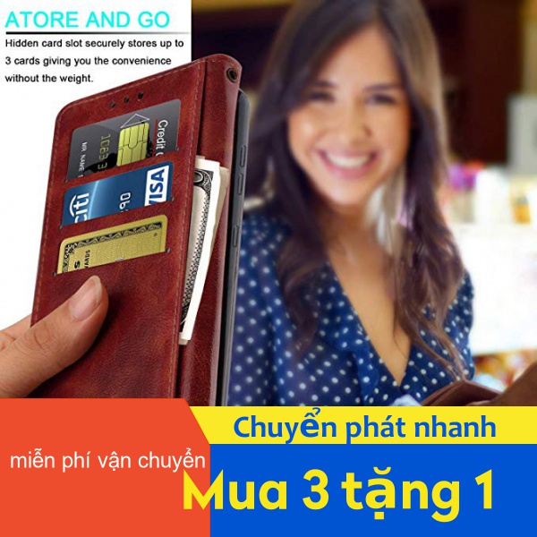 Bao da nắp lật sang trọng cho điện thoại Samsung J6 J4 J2 core A7 A9 A6S A8S S10 S10e 2016 2018 Prime Plus | BigBuy360 - bigbuy360.vn