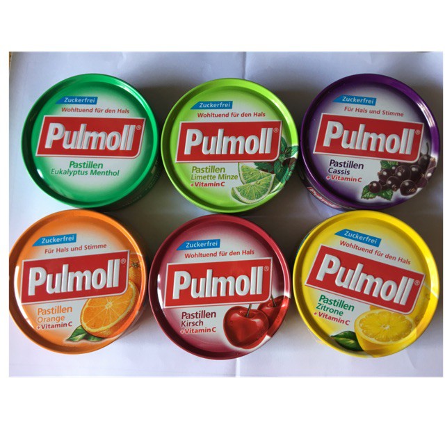 (Mẫu mới) Kẹo PULMOLL - Kẹo Ngậm Giảm Ho Không Đường - Hộp 50g