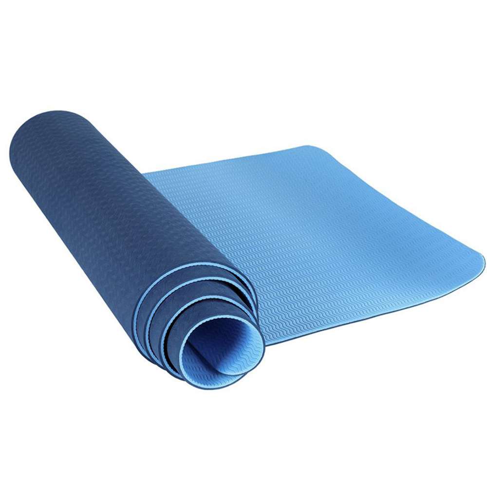 Thảm Tập Yoga, Tập Gym Chống Trượt 2 lớp Chất Liệu TPE Cao Cấp