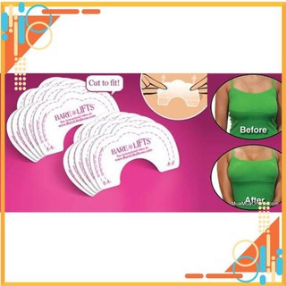 🎯xả lỗ🎯 bộ 10 miếng dán nâng ngực trong suốt bare lifts