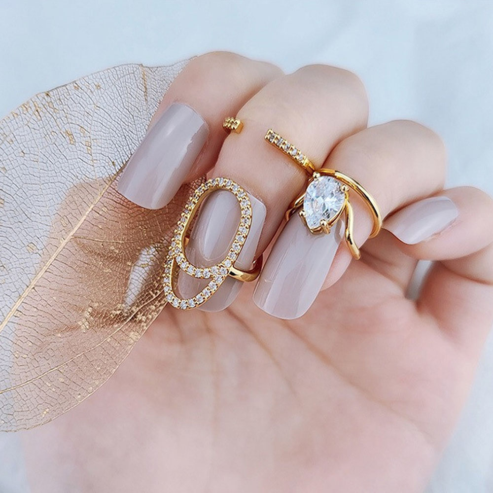 Nhẫn Nữ Trang Đính Đá Thanh Lịch