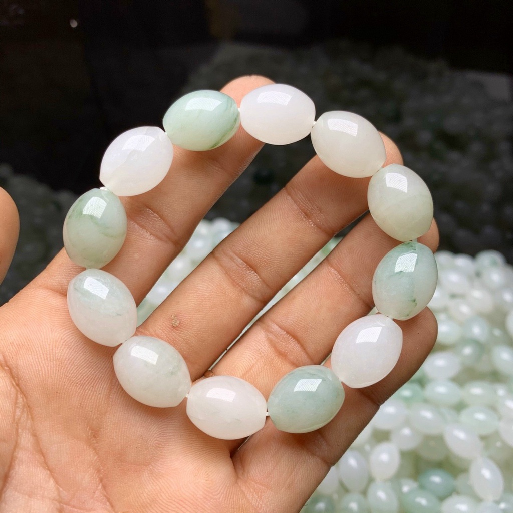 Vòng tay lu thống lam ngọc size 12ly