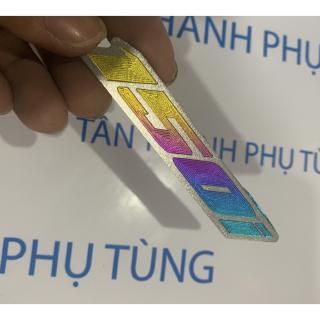 Logo Titan 150i điện phân 7 màu