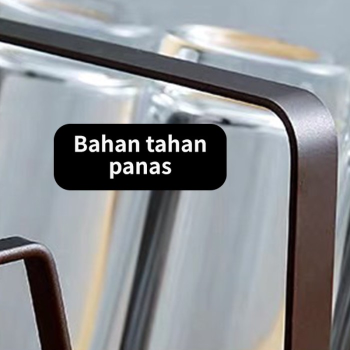 Giá Treo Ly Nước Bằng Sắt Màu Đen 6 Ngăn Hdk101 | BigBuy360 - bigbuy360.vn