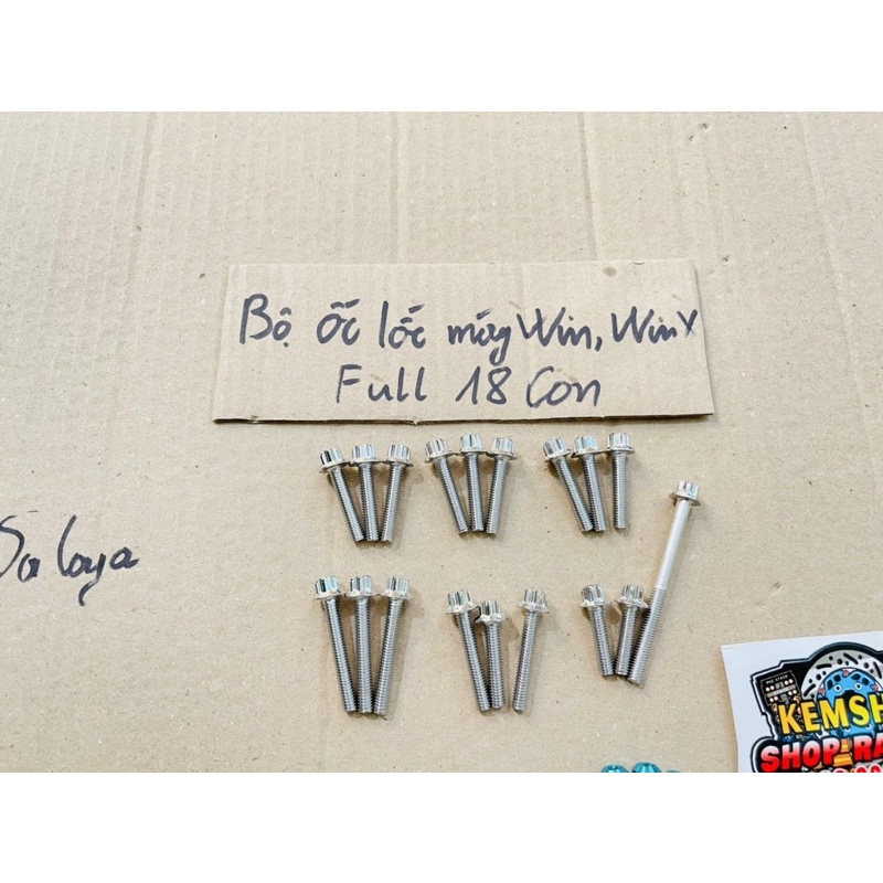 Bộ Ốc Lốc Máy Winner/Winner X 18 Con Full Ốc Lốc Máy
