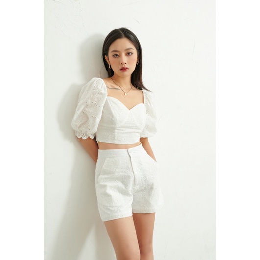 HINWORKSHOP | Set bộ áo croptop và quần short ngắn - Saldi Set | BigBuy360 - bigbuy360.vn