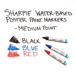 Bút sơn nước vẽ đa chất liệu Sharpie Water Based Medium 1.5mm (Cây lẻ)