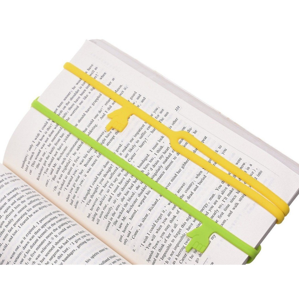 Kẹp sách nhớ dòng chất liệu silicon