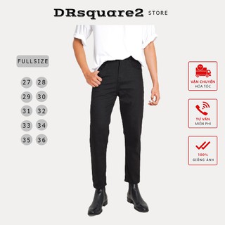 Quần Jean Nam, Baggy Màu Đen Trơn - Chất Bò Ống Suông - Hàng Cao Cấp (Mã ĐT-01)