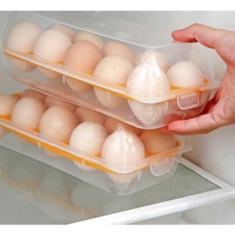 Khay đựng trứng/ vỉ bảo quản trứng Nhật Bản 10 ngăn có nắp