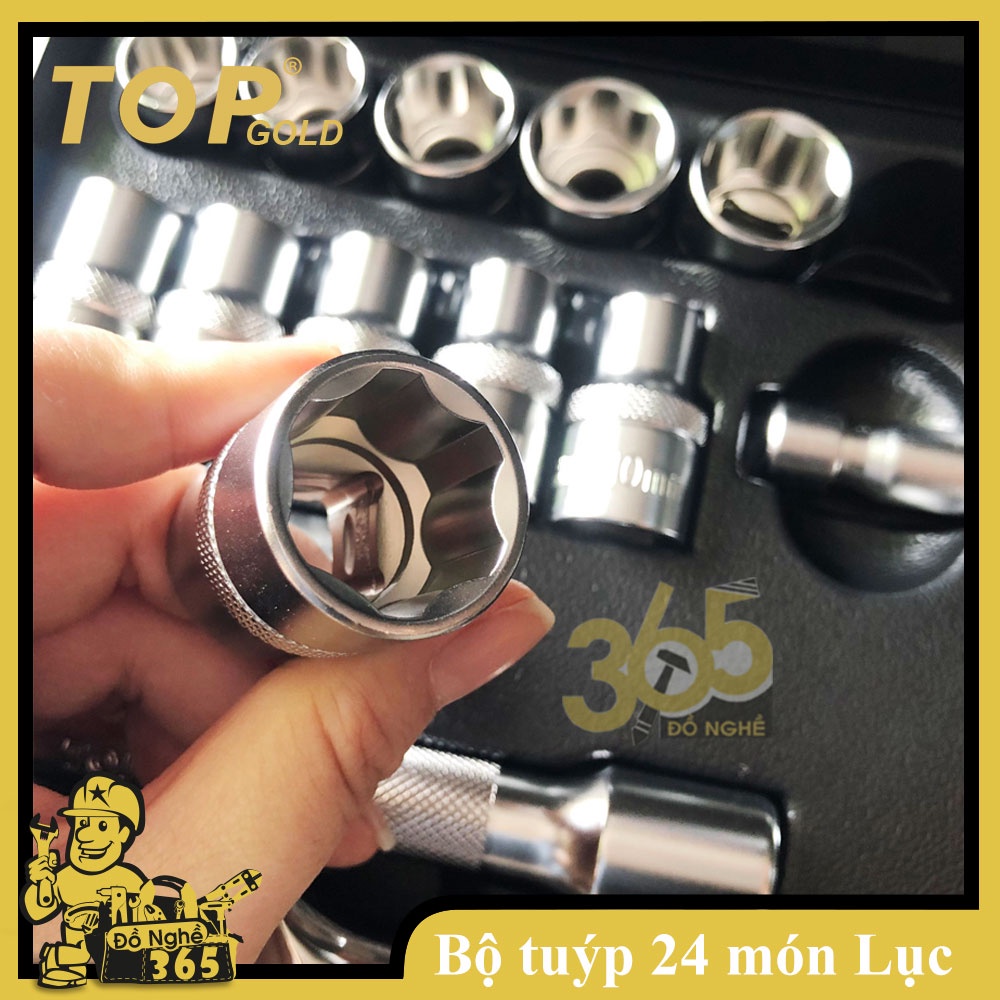 Bộ tuýp 24 món  8-32MM cao cấp – TOP GOLD