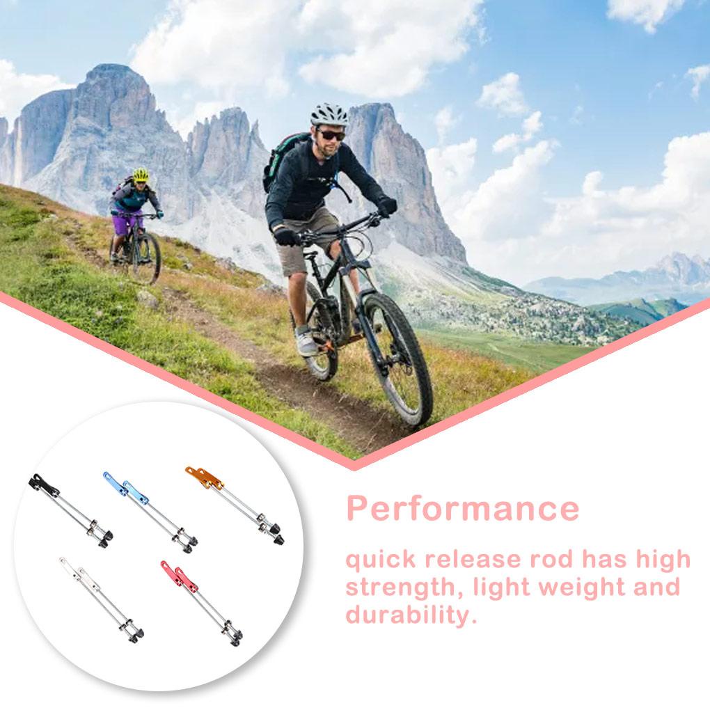 [MAPD] Set 2 Trục Bánh Xe Đạp Bằng Thép Ổn Định Tháo Gỡ Nhanh Co Giãn Tốt Chống Rỉ Sét Trọng Lượng Nhẹ