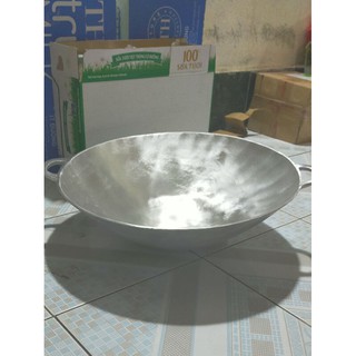 Chảo gang đít vũng đúc khuân cát nguyên khối dk60cm