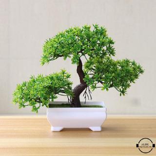 Chậu Cây Giả Mini Bằng Nhựa Dùng Trang Trí