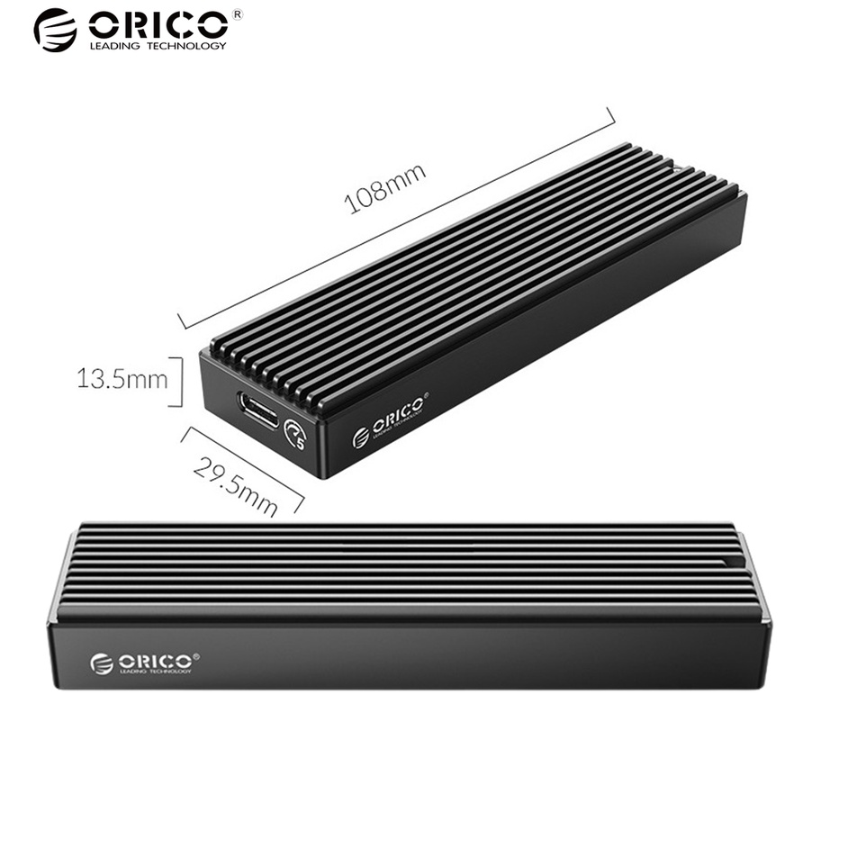 Box di động SSD M.2 NGFF SATA Chuẩn USB 3.1 Gen1 Orico M2PF-C3-BK