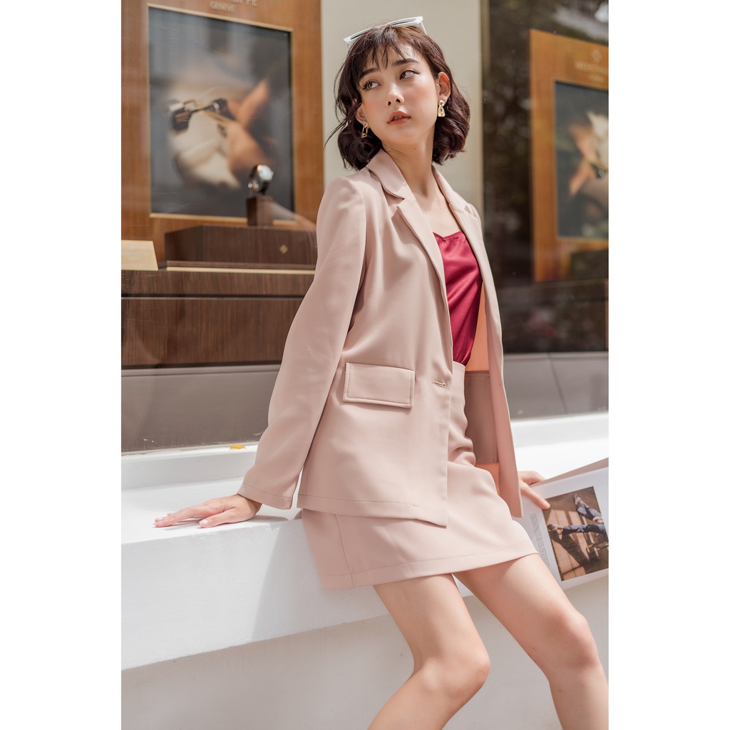 [ HÀNG CÓ SẴN ]Set vest nữ LAURIEL blazer nữ thiết kế trẻ trung năng động (Áo vest + Chân váy)