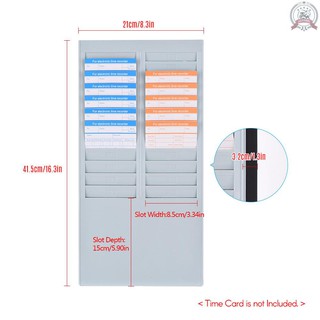 Giá Gắn Tường Để Thẻ 24 Ngăn Tiện Lợi Cho Máy Chấm Công Sở