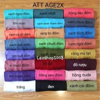 htt5 Áo thun trơn nam nữ AGE2X LOẠI 1