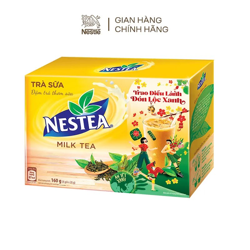 Thực phẩm bổ sung trà sữa Nestea (Hộp 8 gói x 20g) | BigBuy360 - bigbuy360.vn