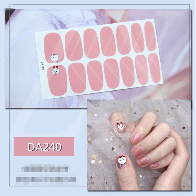 Set dán móng tay Nails dán nghệ thuật nhiều màu - có ngay bộ móng đẹp trong 5 phút (Nail wraps / Nail stickers)