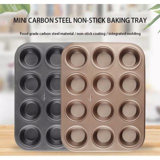 Khuôn cupcake mini chống dính 12 ô