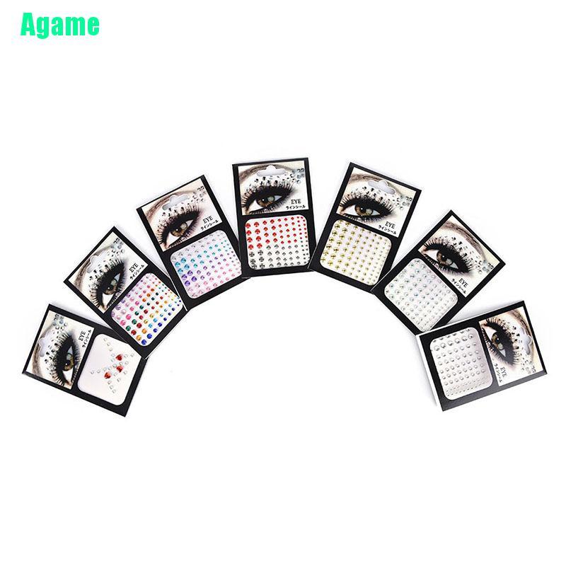 (hàng Mới Về) Nhãn Dán Trang Điểm Mắt Đính Đá Lấp Lánh | BigBuy360 - bigbuy360.vn