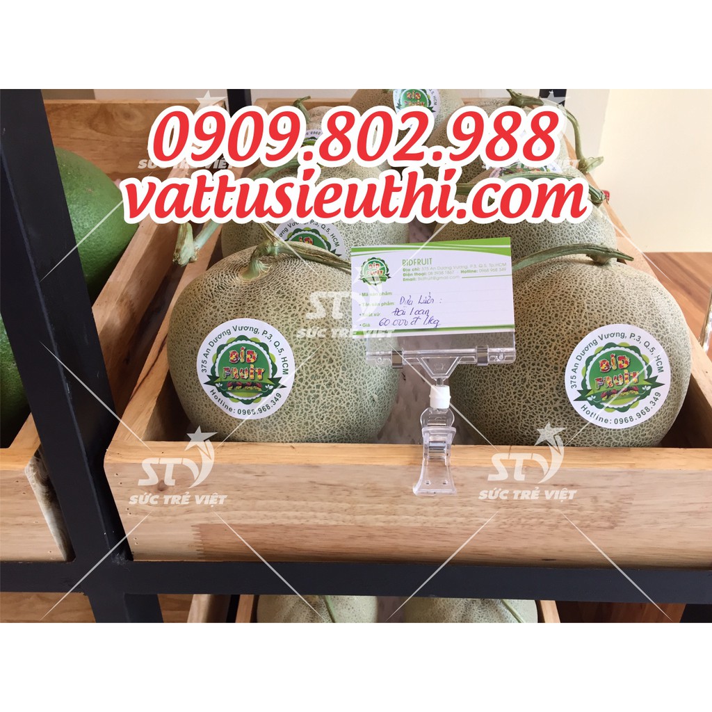 Combo 10 Kẹp mica, Kẹp sale, Kẹp mica quảng cáo, Kẹp bảng giá
