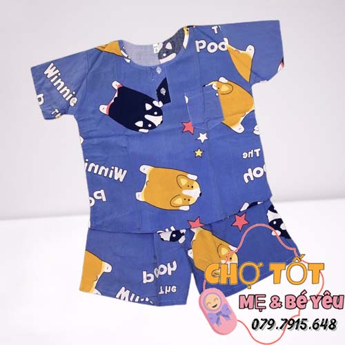 Bộ ton mặc mát cho bé trai tay ngắn vải ton, lanh cao cấp (bộ tone mát, bền đẹp hàng loại 1)