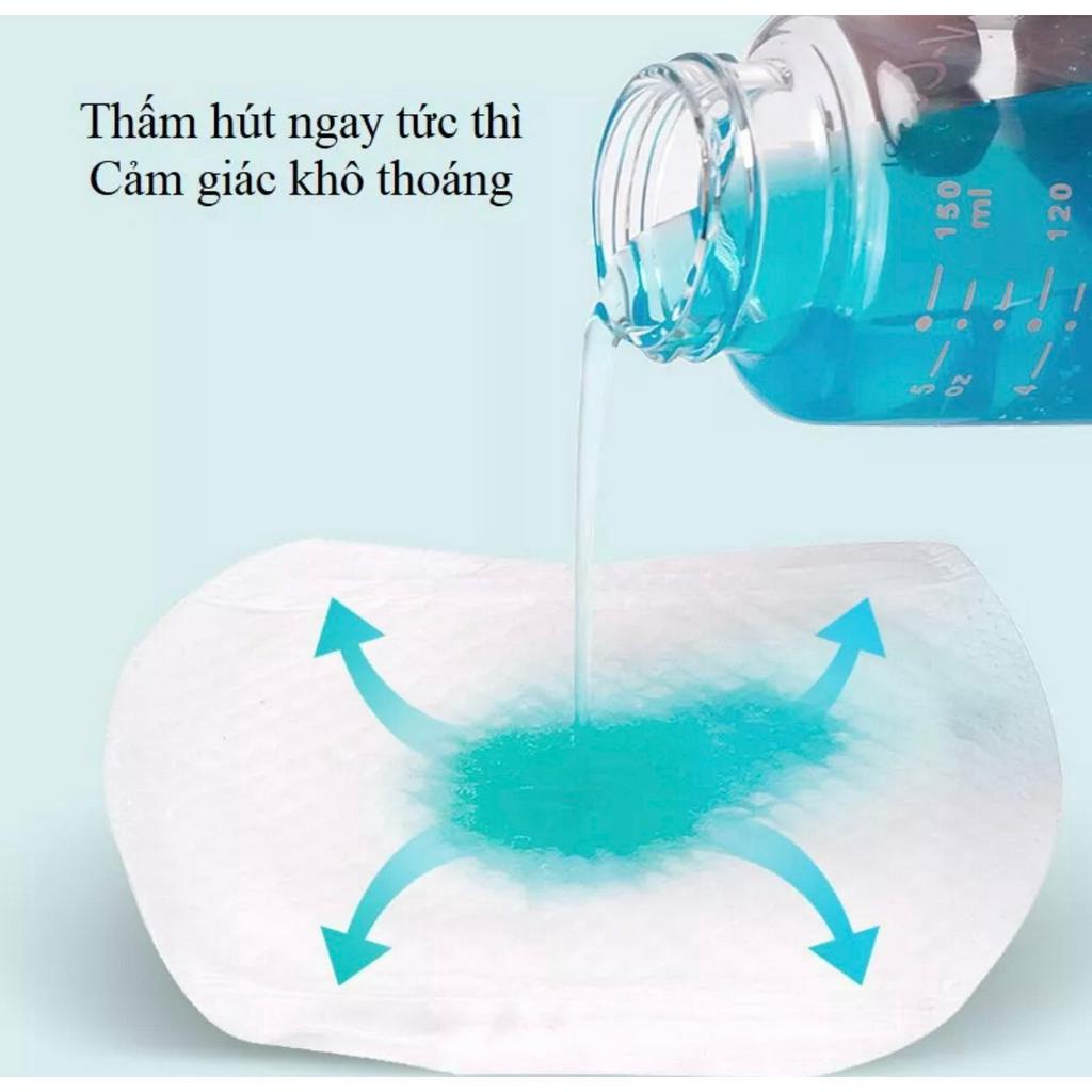 Miếng lót thấm sữa Vcoool dán siêu thấm đóng túi zip tiện lợi 50 miếng